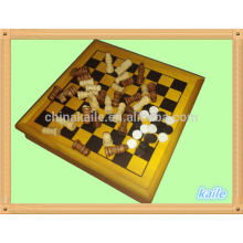 5 in 1 game set wholesale multi chess set pack in wooden box